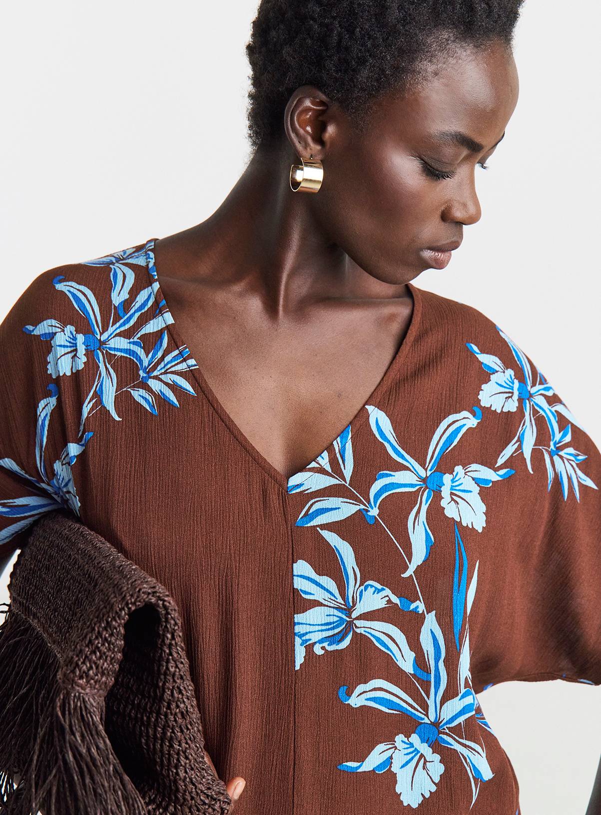 JD WILLIAMS Dropped Waist Kaftan Dress 22 - Image 4